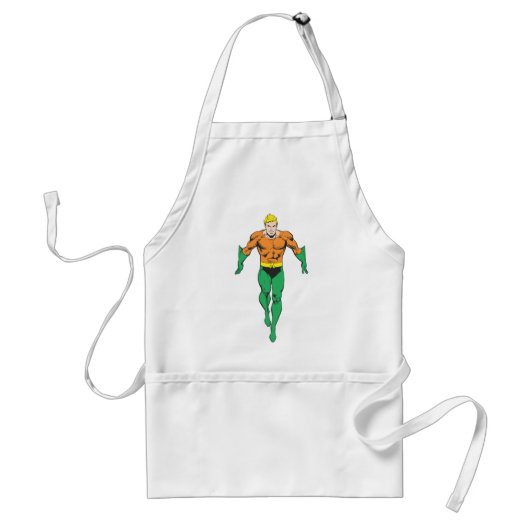 Aquaman Runs Standaard Schort (Voorkant)
