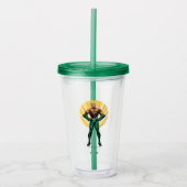 Aquaman Standing Acryl Drinkbeker (Voorkant)