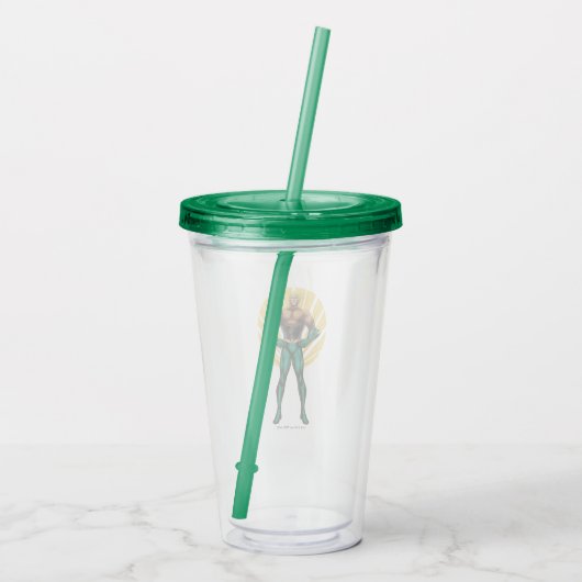 Aquaman Standing Acryl Drinkbeker (Achterkant)