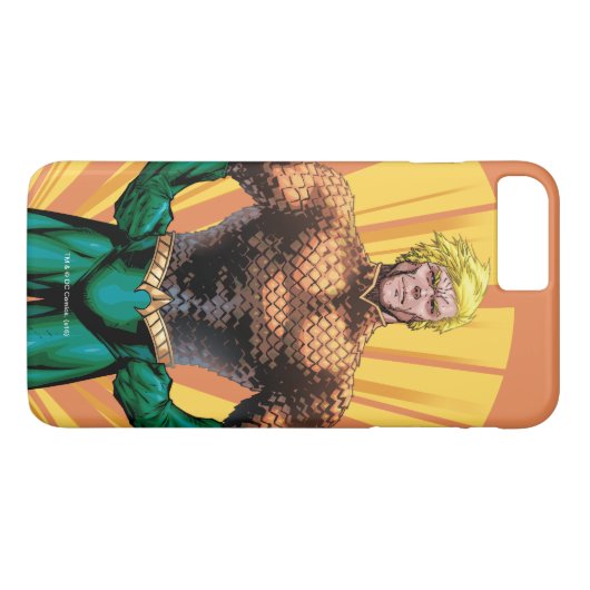 Aquaman Standing Case-Mate iPhone Case (Achterkant (Horizontaal))