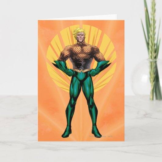 Aquaman Standing Kaart (Voorkant)