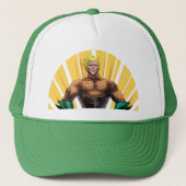 Aquaman Standing Trucker Pet (Voorkant)