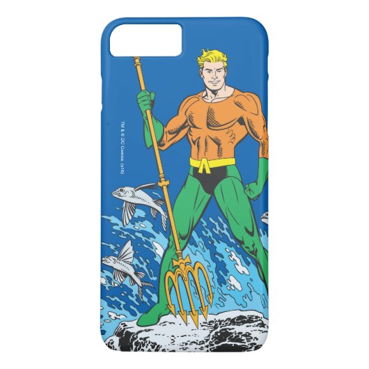 Aquaman Stands met Pitchfork Case-Mate iPhone Case (Achterkant)