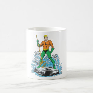 Aquaman Stands met Pitchfork Koffiemok