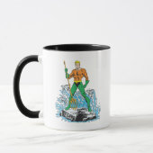 Aquaman Stands met Pitchfork Mok (Links)