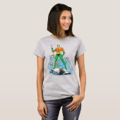 Aquaman Stands met Pitchfork T-shirt (Voorkant volledig)