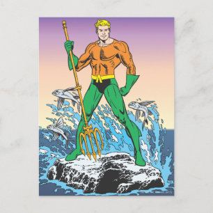Aquaman-strengen met Spear Briefkaart