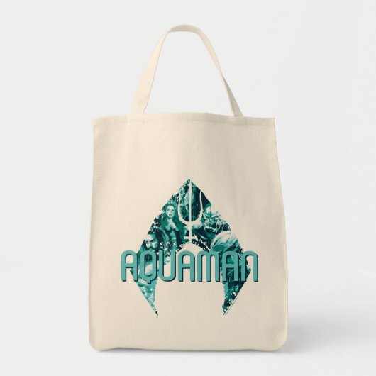 Aquaman | Symbool voor orin, Mera, Orm en Zwarte M Tote Bag (Voorkant)