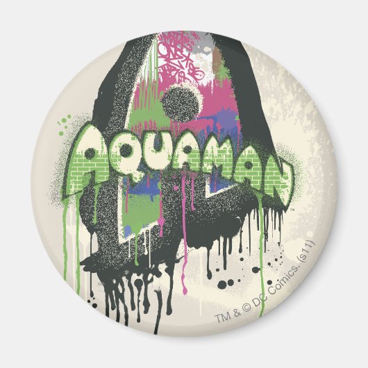 Aquaman - Twisted Innocence Letter Magneet (Voorkant)