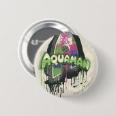 Aquaman - Twisted Innocence Letter Ronde Button 5,7 Cm (Voorkant /achterkant)