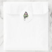 Aquaman - Twisted Innocence Letter Ronde Sticker (Tas)