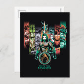 Aquaman | "Unite the Kingdoms Atlanteans Graphic" Briefkaart (Voorkant / Achterkant)