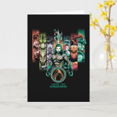 Aquaman | "Unite the Kingdoms Atlanteans Graphic" Kaart (Gele Bloem)