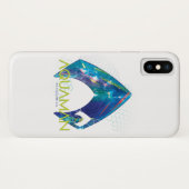 Aquaman | Verworpen Logo van Aquaman Case-Mate iPhone Case (Achterkant (horizontaal))