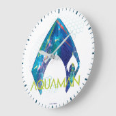 Aquaman | Verworpen Logo van Aquaman Grote Klok (Hoek)
