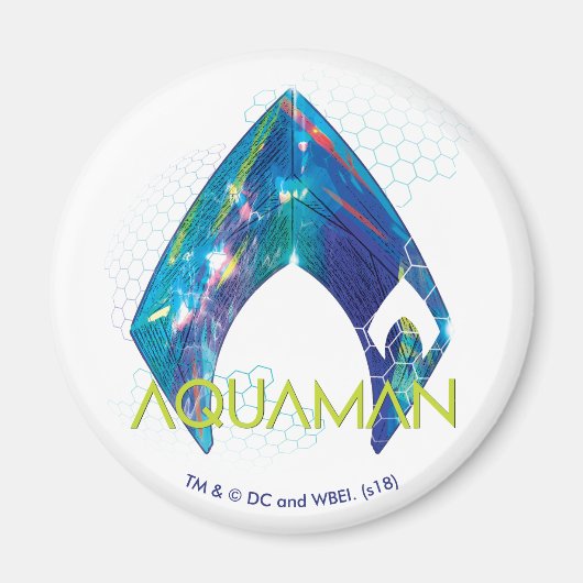 Aquaman | Verworpen Logo van Aquaman Magneet (Voorkant)