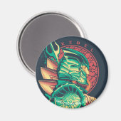 Aquaman | Xebel King Nereus Graphic Magneet (Voorkant / Achterkant)