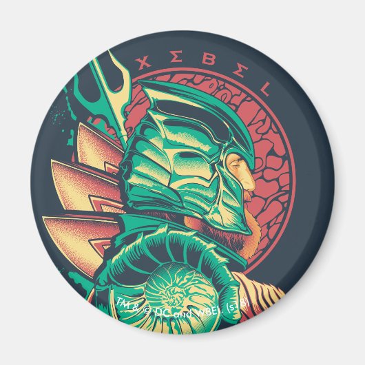 Aquaman | Xebel King Nereus Graphic Magneet (Voorkant)