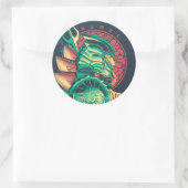 Aquaman | Xebel King Nereus Graphic Ronde Sticker (Tas)