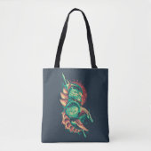 Aquaman | Xebel King Nereus Graphic Tote Bag (Voorkant)