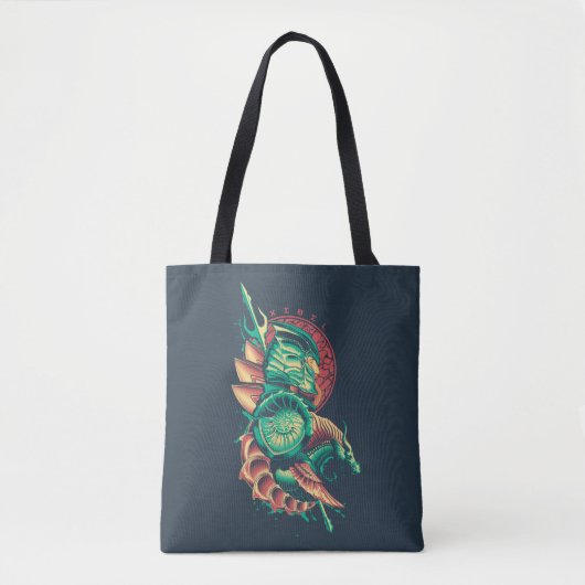 Aquaman | Xebel King Nereus Graphic Tote Bag (Voorkant)