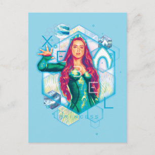 Aquaman   Xebel Princess Mera Hexagonal Graphic Briefkaart