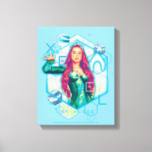 Aquaman   Xebel Princess Mera Hexagonal Graphic Canvas Afdruk