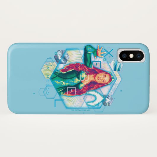 Aquaman | Xebel Princess Mera Hexagonal Graphic Case-Mate iPhone Case (Achterkant (horizontaal))