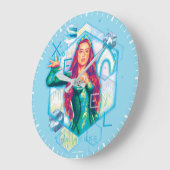 Aquaman | Xebel Princess Mera Hexagonal Graphic Grote Klok (Hoek)