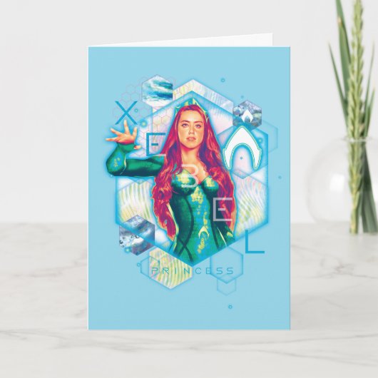 Aquaman | Xebel Princess Mera Hexagonal Graphic Kaart (Voorkant)