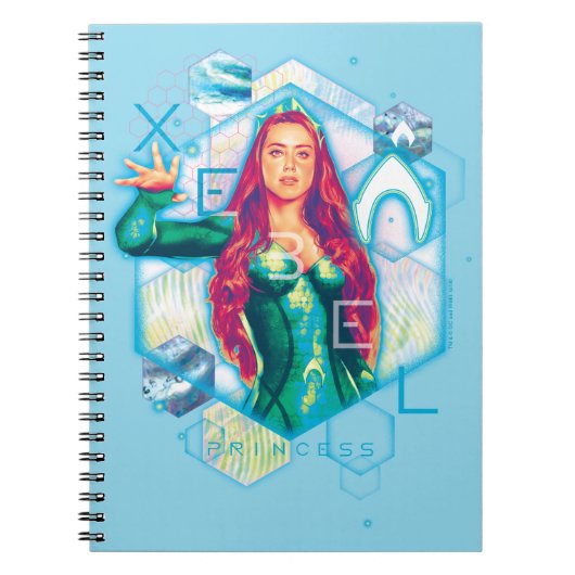 Aquaman | Xebel Princess Mera Hexagonal Graphic Notitieboek (Voorkant)