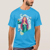 Aquaman | Xebel Princess Mera Hexagonal Graphic T-shirt (Voorkant)