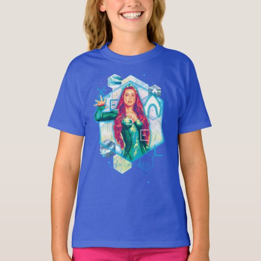 Aquaman | Xebel Princess Mera Hexagonal Graphic T-shirt (Voorkant)