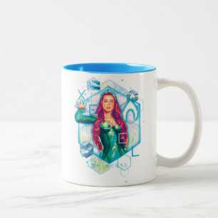 Aquaman   Xebel Princess Mera Hexagonal Graphic Tweekleurige Koffiemok
