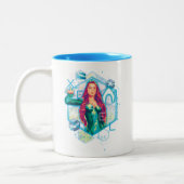 Aquaman | Xebel Princess Mera Hexagonal Graphic Tweekleurige Koffiemok (Links)