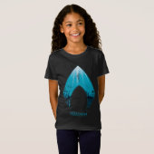 Aquaman | Zie door Aquaman Logo Ocean Graphic T-shirt (Voorkant volledig)