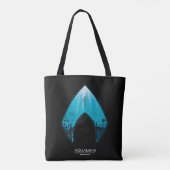Aquaman | Zie door Aquaman Logo Ocean Graphic Tote Bag (Achterkant)