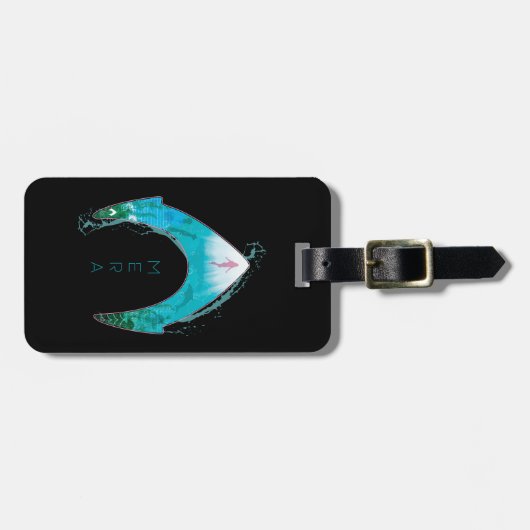 Aquaman | Zie door middel van Mera-symbool Ocean G Bagagelabel (Voorkant horizontaal)