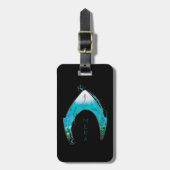 Aquaman | Zie door middel van Mera-symbool Ocean G Bagagelabel (Voorkant verticaal)