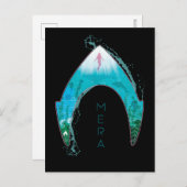 Aquaman | Zie door middel van Mera-symbool Ocean G Briefkaart (Voorkant / Achterkant)