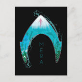 Aquaman | Zie door middel van Mera-symbool Ocean G Briefkaart (Voorkant)