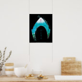 Aquaman | Zie door middel van Mera-symbool Ocean G Poster (Keuken)