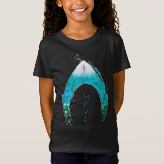 Aquaman | Zie door middel van Mera-symbool Ocean G T-shirt (Voorkant)