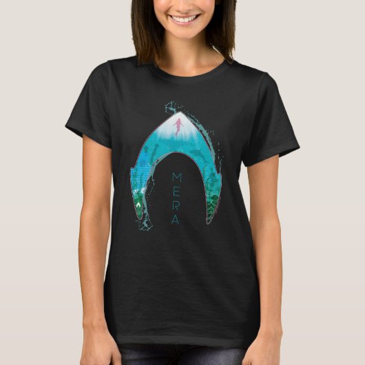 Aquaman | Zie door middel van Mera-symbool Ocean G T-shirt (Voorkant)