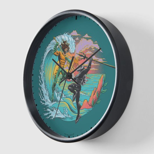 Aquaman & Zwarte Manta getijgolf (Hoek)