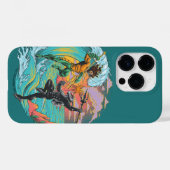 Aquaman & Zwarte Manta getijgolf Case-Mate iPhone Case (Achterkant (horizontaal))