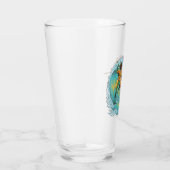 Aquaman & Zwarte Manta getijgolf Glas (Rechts)