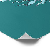 Aquaman & Zwarte Manta getijgolf Poster (Hoek)