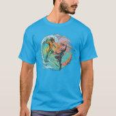Aquaman & Zwarte Manta getijgolf T-shirt (Voorkant)