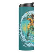 Aquaman & Zwarte Manta getijgolf Thermosbeker (Gedraaid links)